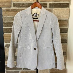 J Crew pinstripe blazer
